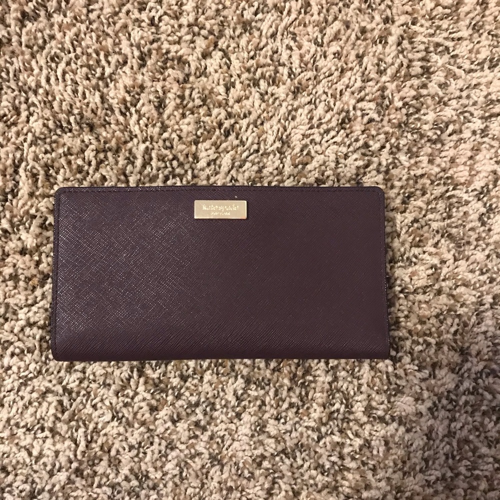 Purple Kate Spade wallet
